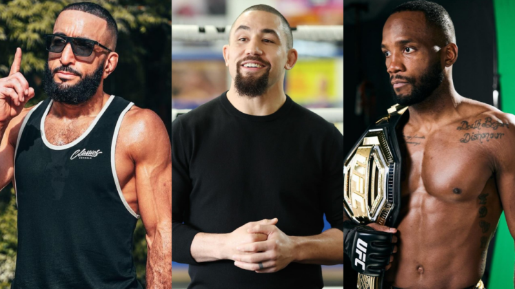 Belal Muhammad, Robert Whittaker and Leon Edwards