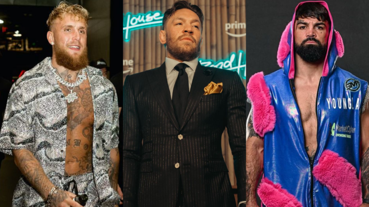 Jake Paul, Conor McGregor and Mike Perry