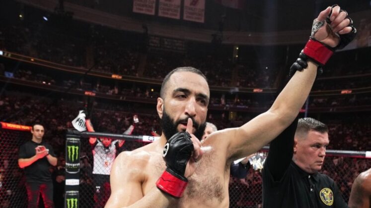 Belal Muhammad after a win