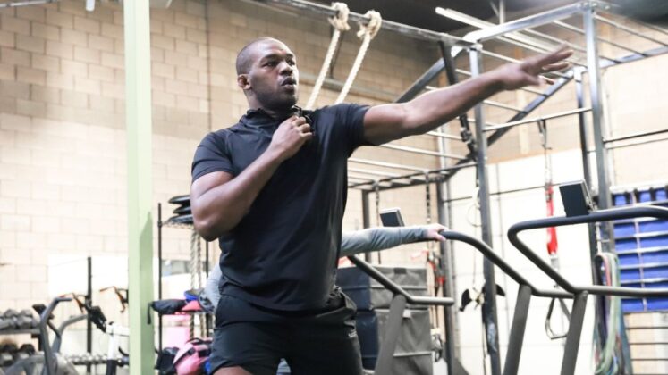 Jon Jones training