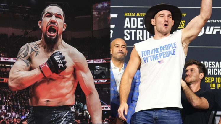 Sean Strickland and Robert Whittaker