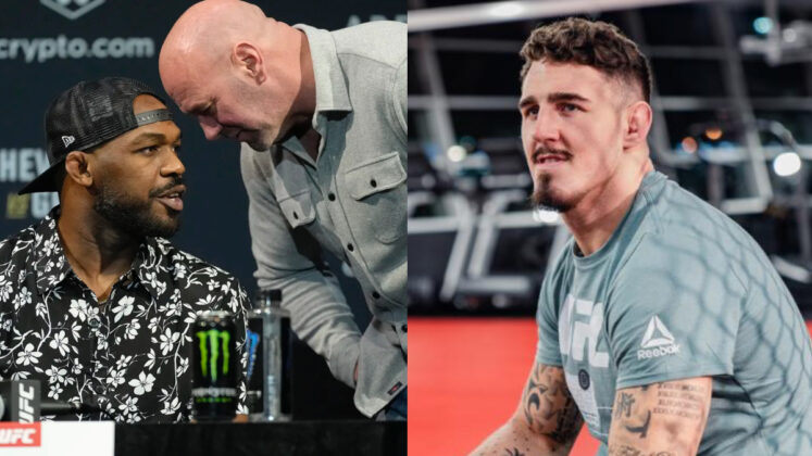 Jon Jones & Dana White, Tom Aspinall