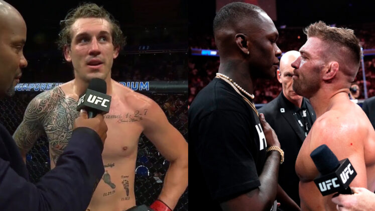 Brendan Allen, Israel Adesanya & Dricus Du Plessis