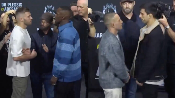 Israel Adesanya, Dricus Du Plessis & Steve Erceg, Kai Kara-France