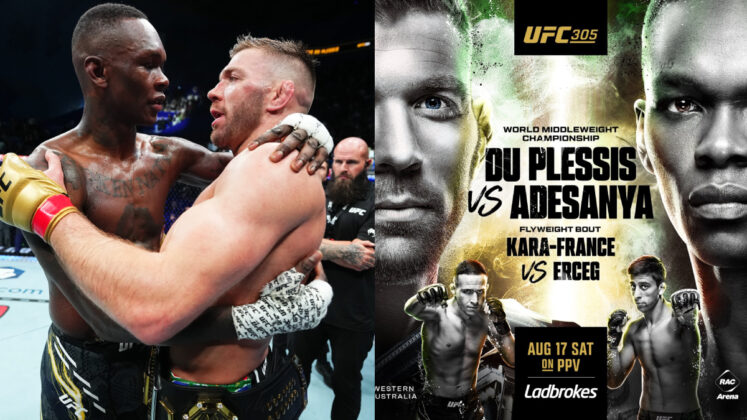 Israel Adesanya & Dricus Du Plessis, UFC 305