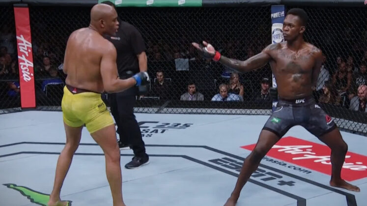 Anderson Silva & Israel Adesanya