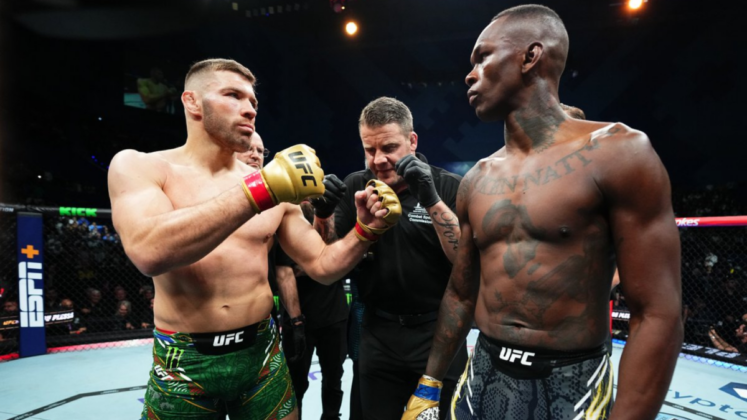 Israel Adesanya lost to Dricus Du Plessis at UFC 305