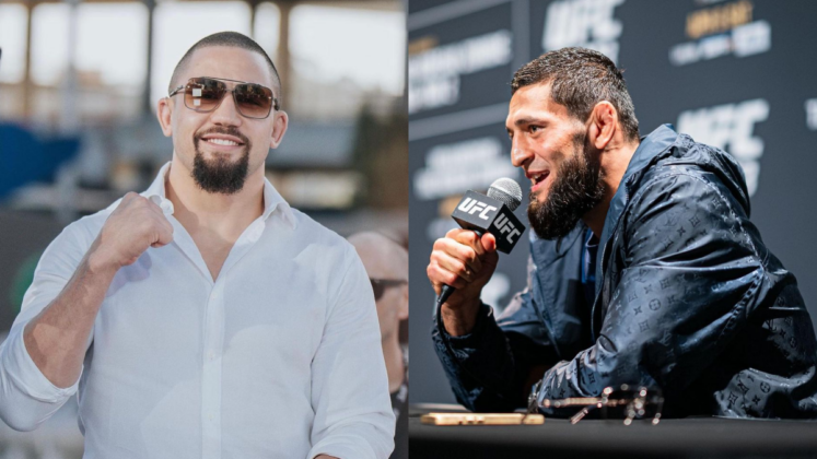 Robert Whittaker and Khamzat Chimaev