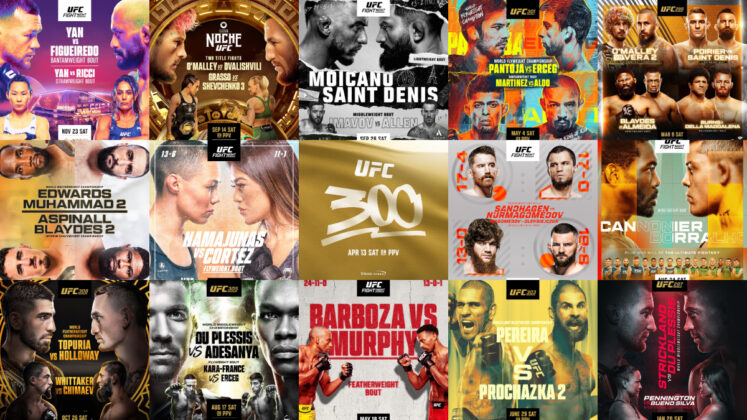 UFC posters in 2024
