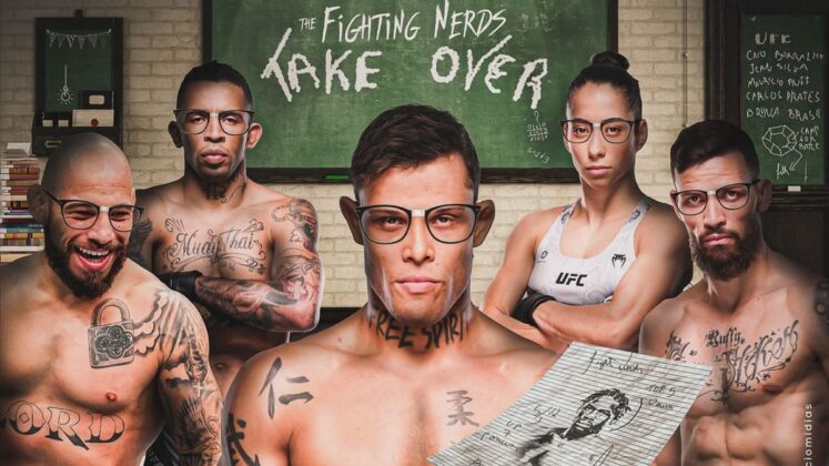 UFC fighters from the Fighting Nerds gym in Brazil