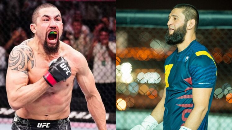 Robert Whittaker and Khamzat Chimaev