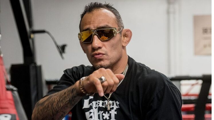 Tony Ferguson training