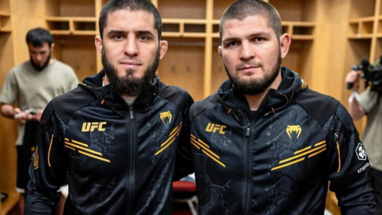 Islam Makhachev & Khabib Nurmagomedov