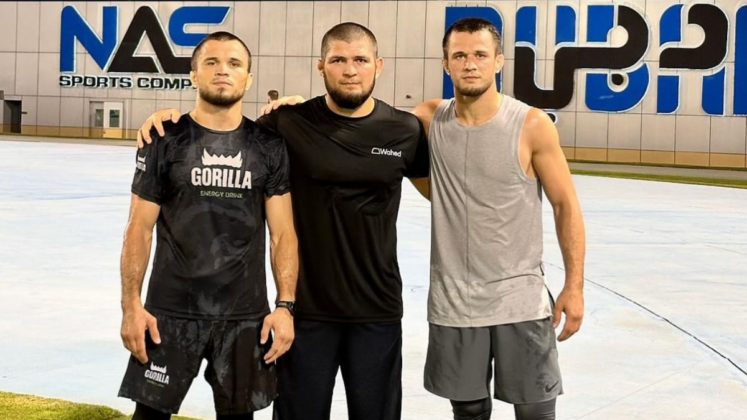 Umar Nurmagomedov, Khabib Nurmagomedov and Usman Nurmagomedov