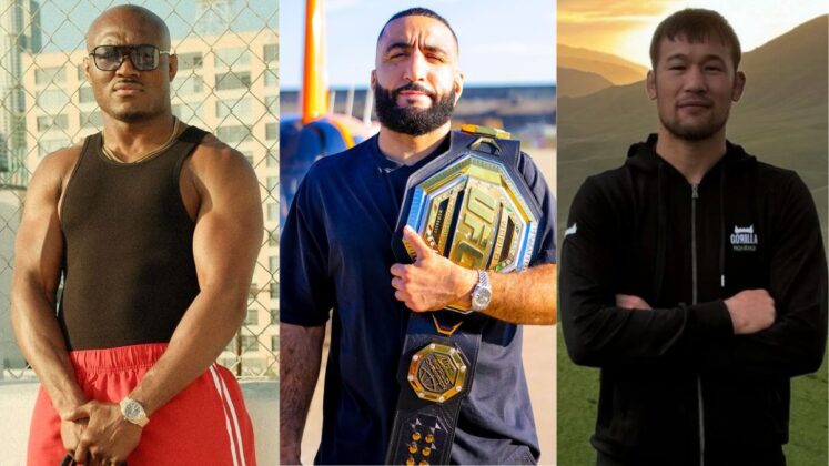 Kamaru Usman, Belal Muhammad, and Shavkat Rakhmonov.