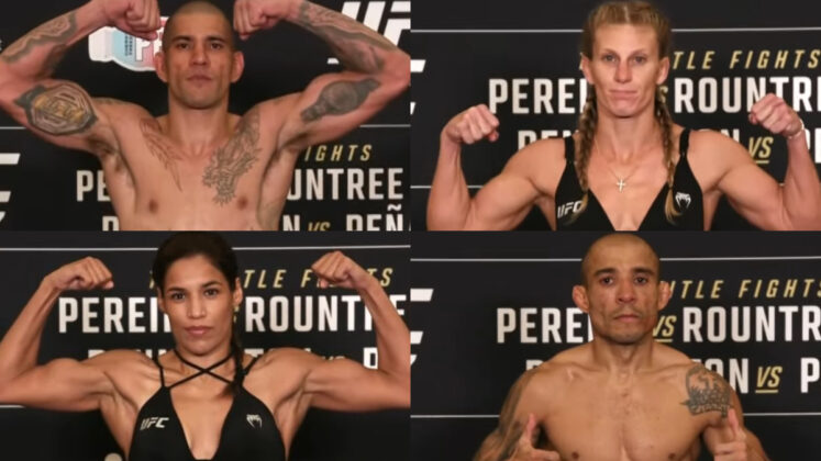 Alex Pereira, Kayla Harrison, Julianna Pena, Jose Aldo