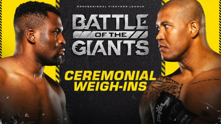 PFL Ceremonial Weigh-Ins