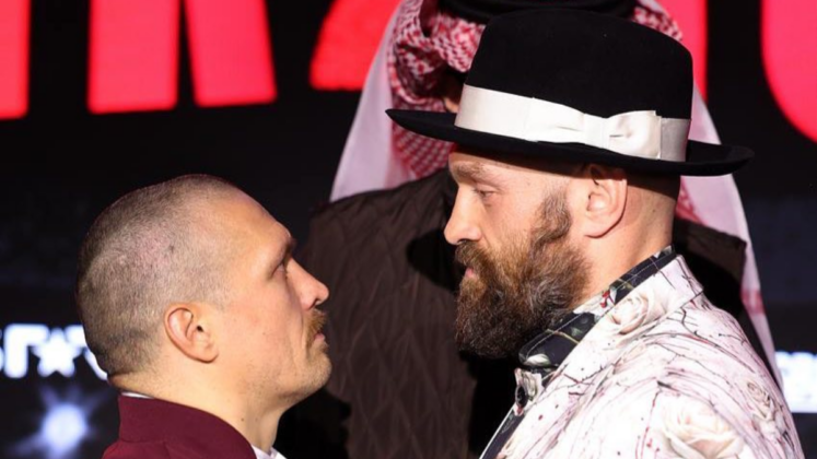 Oleksandr Usyk vs. Tyson Fury 2 face off