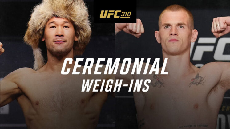 UFC 310 Ceremonial Weigh-Ins