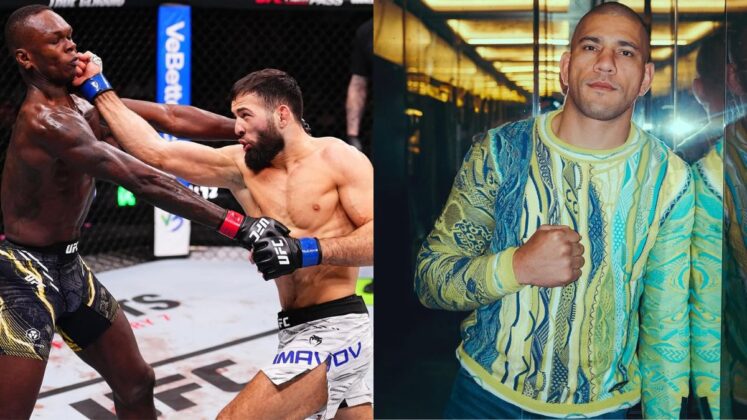 Nassourdine Imavov knocking down Adesanya and Alex Pereira